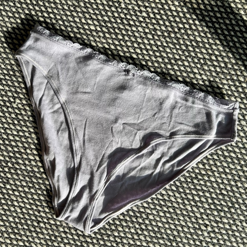 NWT SKIMS Logo Pointelle Brief